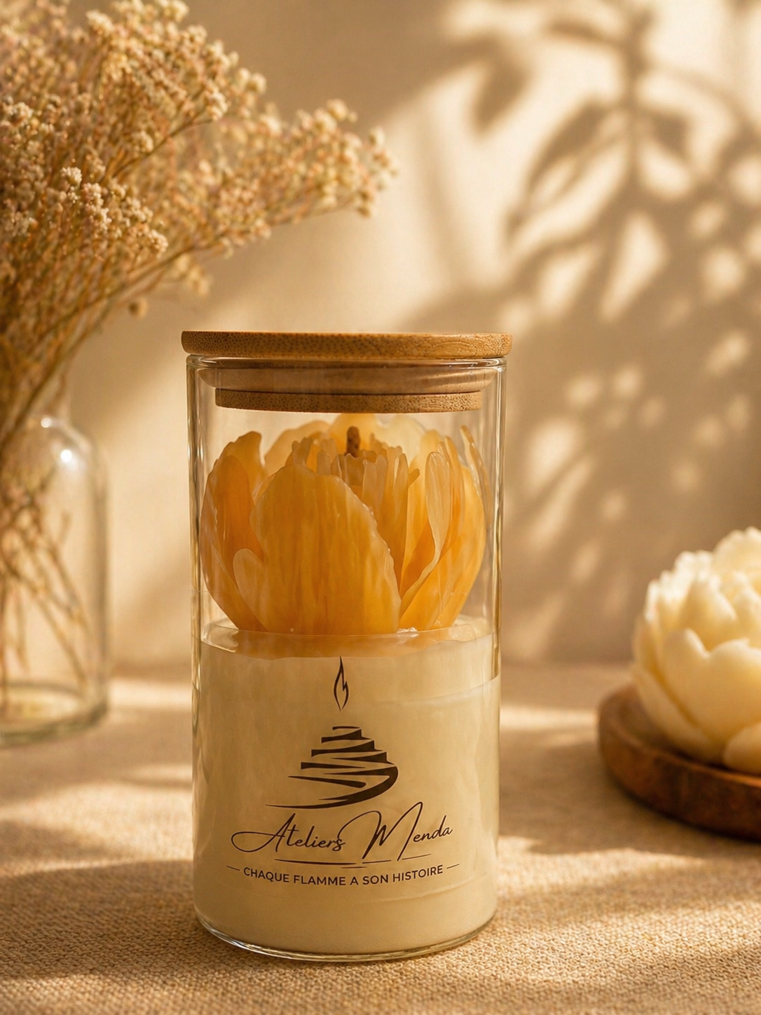 Bougie Tulipe Orange | Collection Fête des Mères