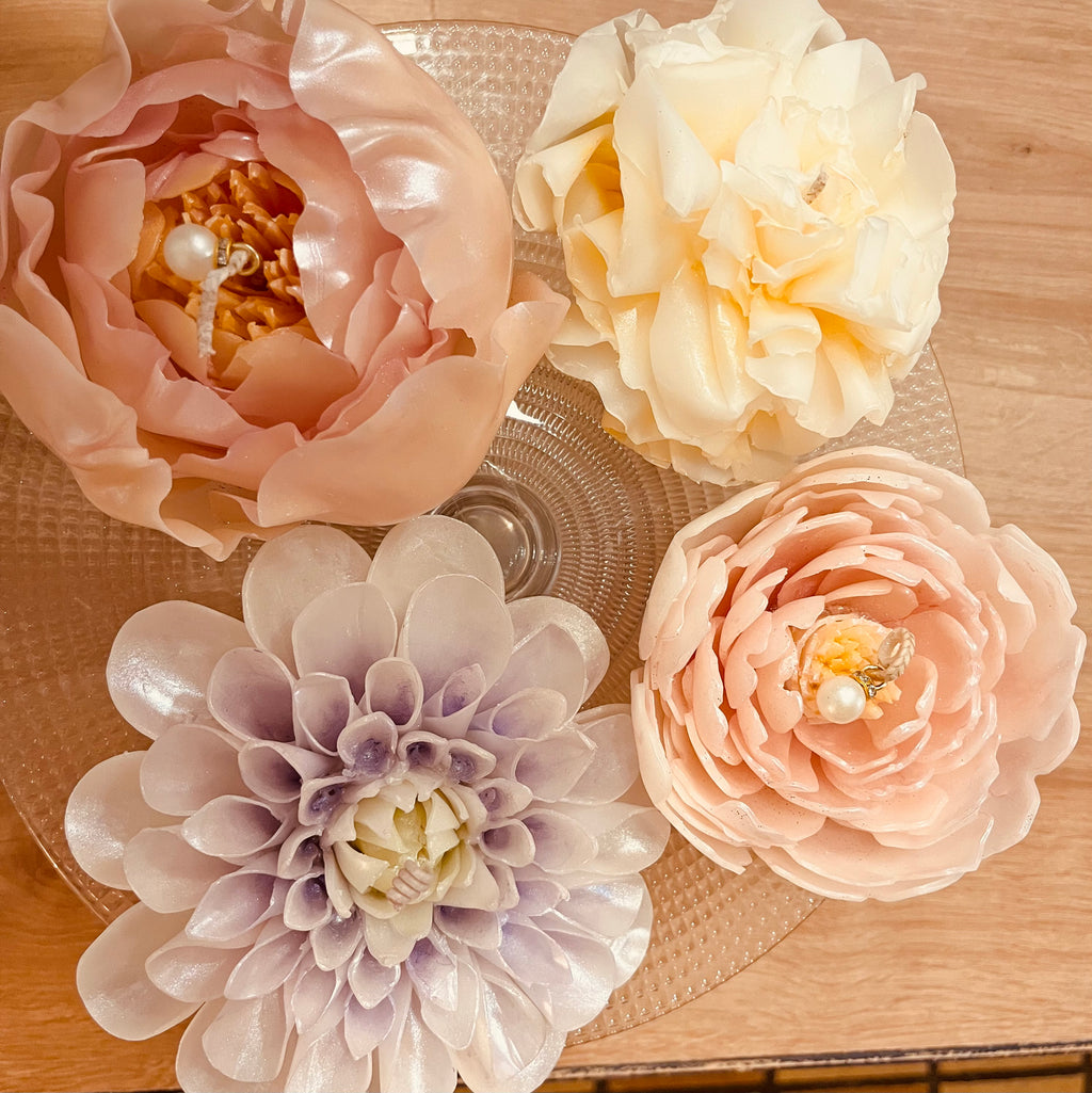 Dahlia Sculpté - Création Artisanale