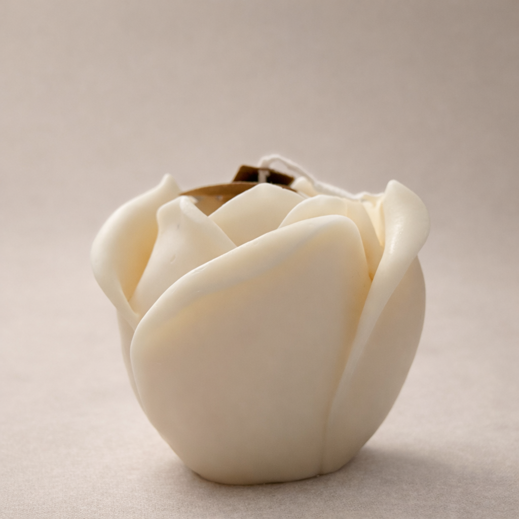 Bougie sous Cloche – Cire Naturelle Sans Parfum | Collection Fête des Mères