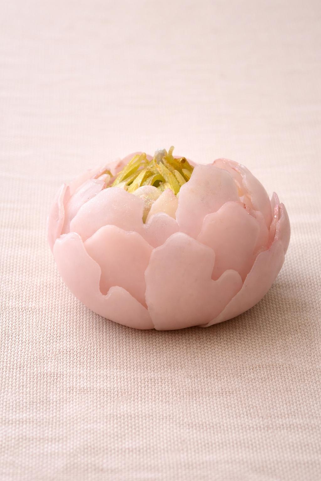 Bougie Sculptée Pivoine II