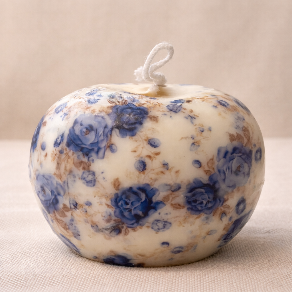 Bougie Pomme Décorée