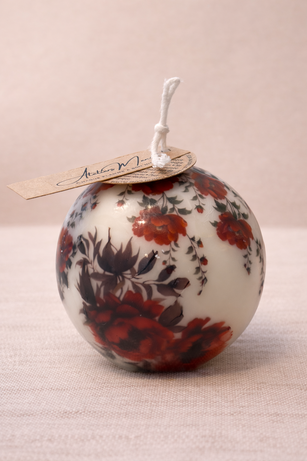 Petite Boule Décorée - Fleurs