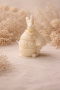 Bougie Lapine & Œuf – Cire de Soja Sans Parfum – Adèle Ange