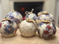 Boule Moyenne Décorée - Fleurs